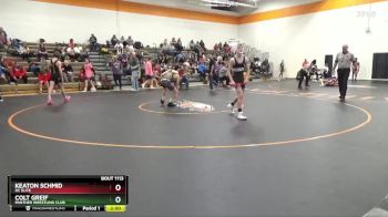 J-8 lbs Semifinal - Colt Greif, Panther Wrestling Club vs Keaton Schmid, DC Elite