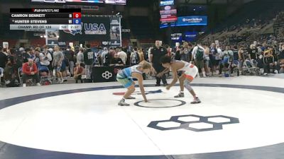150 lbs Champ. Rd Of 128 - Camron Bennett, Iowa vs Hunter Stevens, Wisconsin