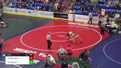 147 lbs Round Of 64 - Bryson Beckstein, Greenville vs Brayden Ungard, Williamsport