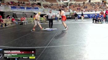 D3-285 lbs Quarterfinal - Dryden Pruitt, Sahuarita Hs vs Rigdon Anderson, American Leadership Academy - QC