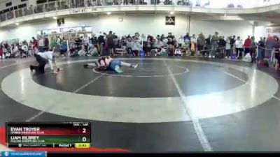 140 lbs Cons. Round 1 - Evan Troyer, Hybrid Wrestling Club vs Liam Bilbrey, Falcon Wrestling Club