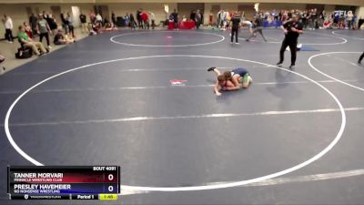 125 lbs Cons. Semi - Tanner Morvari, Pinnacle Wrestling Club vs Presley Havemeier, No Nonsense Wrestling