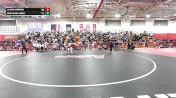 165 lbs Semifinal - Jason O'Brien, Timberlane vs Ben Maslanek, Pelham