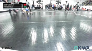 52 lbs Semifinal - Rhett Woolman, Tiger Trained Wrestling vs Tyr Rodriquez, Salina Wrestling Club