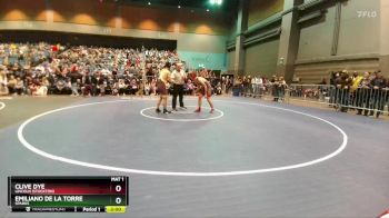 190 lbs Champ. Round 1 - Clive Dye, Lincoln (Stockton) vs Emiliano De La Torre, Sparks