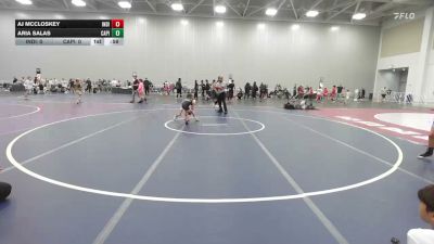 52 lbs Rr Rnd 1 - AJ McCloskey, Indiana Outlaws Green - EL vs Aria Salas, Capital City Wrestling Club - EL