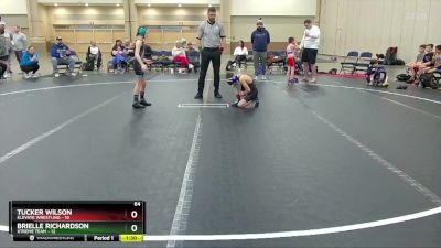 64 lbs Round 5 (8 Team) - Brielle Richardson, Xtreme Team vs Tucker Wilson, Elevate Wrestling