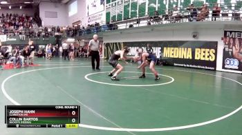 106 lbs Cons. Round 4 - Collin Bartos, Buckeye (Medina) vs Joseph Hahn, Clarkston (MI)