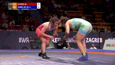 62 kg Magdalena Glodek, POL vs Lais Nunes De Oliveira, BRA