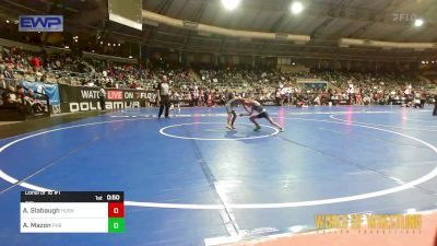 61 lbs Consi Of 16 #1 - Archer Slabaugh, Husky Wrestling Club vs Ashton Mazon, Prescott Valley Bighorns