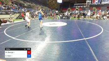 160 lbs Cons 32 #1 - Micah George, Utah vs Conner Hoar, Indiana