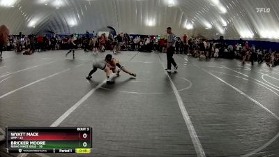 92 lbs Round 1 (10 Team) - Wyatt Mack, OMP vs Bricker Moore, Rising Kingz Gold