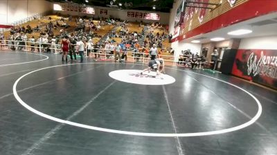 144 lbs 1st Place Match - Turner Geis, Worland Middle School vs Samuel Johnson, Thermopolis Middle School