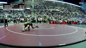 144 lbs Champ. Round 1 - Kameron Pratt, Northfield vs Jacob Unger, Cowan