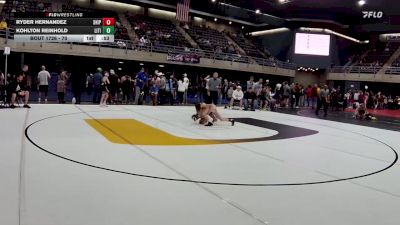 70 lbs 5th Place - Ryder Hernandez, Shippensburg vs Kohlton Reinhold, Lititz