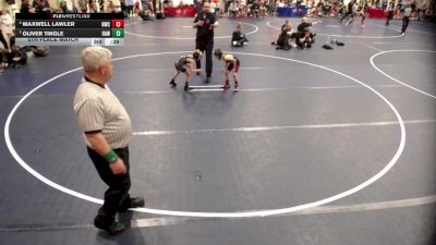 8U - G 5th Place Match - Maverick Hoffmann, New Ulm Rolling Thunder Wrestling Club vs Beau Valberg, Centennial Youth Wrestling