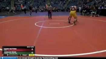5A - 285 lbs Cons. Round 2 - Gavin Nutting, Hays vs Morgan Dean, Topeka - Highland Park