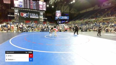 132 lbs Cons 32 #1 - Zoe Ortiz, Idaho vs Brianna Deleon, North Carolina