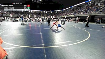 89 lbs Round Of 32 - Owen Jeter, Bradford vs Koby Collins, Mt Lebanon