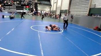 128-135 lbs Quarterfinal - Daisy Cameron, Nebraska Wrestling Academy vs JoLee Gewecke, Fillmore Central Girls