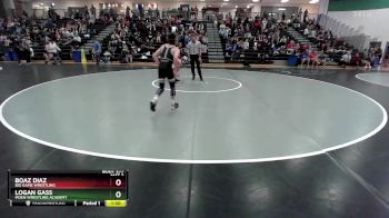 85 lbs Semifinal - Boaz Diaz, Big Game Wrestling vs Logan Gass, Moen Wrestling Academy