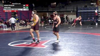 285 lbs Consi Of 8 #2 - Aidan Fockler, Central Michigan vs Aden Roe, Edinboro