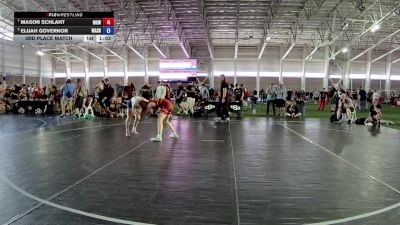 106 lbs 3rd Place Match - Mason Schlaht, Monster Garage Wrestling vs Elijah Governor, Washington