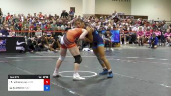 55 kg Round 2 - Areana Villaescusa, Army (WCAP) vs Amanda Martinez, Cardinal WC/ TMWC