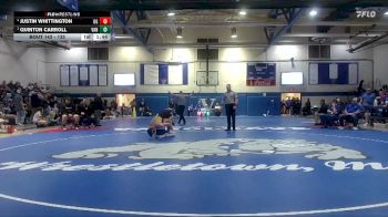 132 lbs Semifinal - Quinton Carroll, Vancleave High School vs Justin Whittington, Oak Grove HS