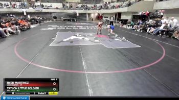 120 lbs Semis & 1st Wrestleback (8 Team) - Ryen Martinez, Washington vs Taylon Little Soldier, Hastings