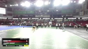 132 lbs Cons. Round 2 - Cooper Lehosit, Emmett vs Baker Self, Ridgevue