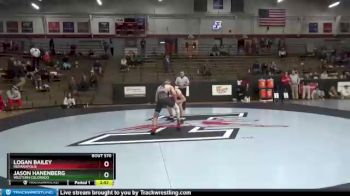 149 lbs Cons. Round 4 - Jason Hanenberg, Western Colorado vs Logan Bailey, Indianapolis