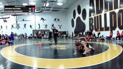 131 lbs Round 1 (16 Team) - Brianna Holcomb, Frostburg Sate University vs Elleahna Anderson, Sacred Heart University