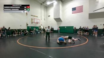 150 lbs Round 1 (6 Team) - Marshall Edwards, Wheatland vs Carson Bergstreser, Buffalo High