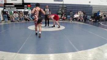 195 lbs Round 2 - Liam Bower, Garden Valley Wrestling Club vs Shane Panser, 208 Badgers Wrestling Club