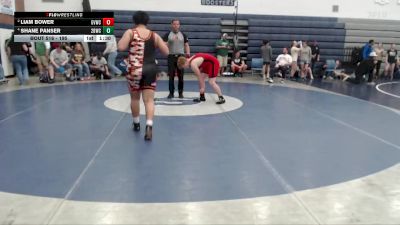 195 lbs Round 2 - Liam Bower, Garden Valley Wrestling Club vs Shane Panser, 208 Badgers Wrestling Club