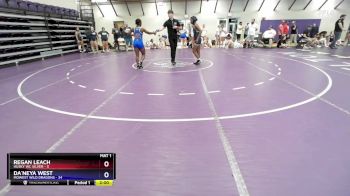 125 lbs Round 4 (10 Team) - Regan Leach, Husky WC Silver vs Da`Neya West, MoWest Wild Dragons