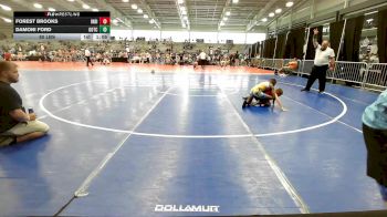 80 lbs Rr Rnd 1 - Forest Brooks, Indiana Outlaws Maroon vs Damoni Ford, Team Gotcha