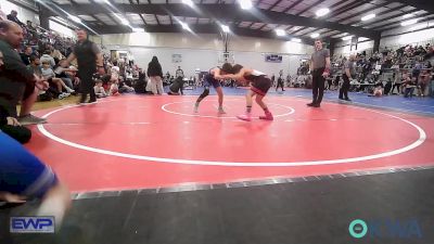 76 lbs Semifinal - Jack Cisneros, Skiatook Youth Wrestling vs Coleman Shouse, Cowboy Wrestling Club