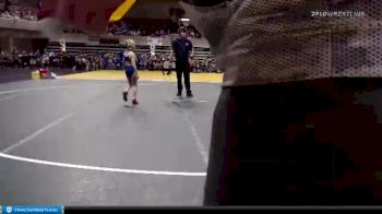 55 lbs Semis (4 Team) - Easton Schut, STMA vs Aurora Priebe, Chatfield