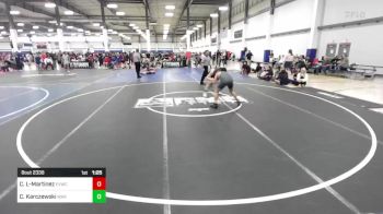 144 lbs Quarterfinal - Camdon Litso-Martinez, Evwc vs Colton Karczewski, War Wc