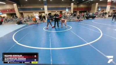 160 lbs Cons. Semi - Richard Gonzales, Coppell High School Wrestling vs Quintraylon Johnson, Future Champs Of Texas/Southside Wrestling Club
