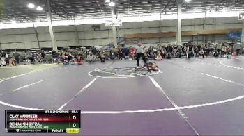 65 A Semifinal - Clay VanMeer, Mountain Man Wrestling Club vs Benjamin Zifzal, Mountain Man Wrestling Club