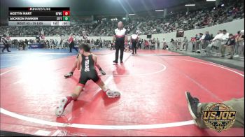 76 lbs Consi Of 16 #2 - Acetyn Hart, Kiefer Youth Wrestling Club vs Jackson Parker, Standfast