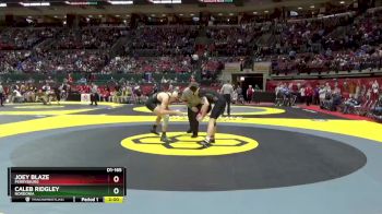 D1-165 lbs Quarterfinal - Caleb Ridgley, Nordonia vs Joey Blaze, Perrysburg