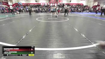 132 lbs Champ. Round 2 - Jack Zukowski, Christopher vs Raymundo Marin, St Francis