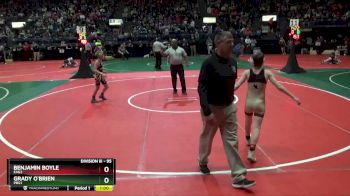 95 lbs Cons. Round 2 - Benjamin Boyle, EAG2 vs Grady O`Brien, PBG1