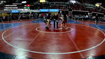 114 lbs Cons. Round 4 - Braxton Foster, Team Champs vs James Masters, Mizfitz