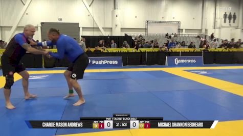 Michael Shannon Beshears vs Charlie Mason Andrews 2025 World IBJJF Jiu-Jitsu No-Gi Championship