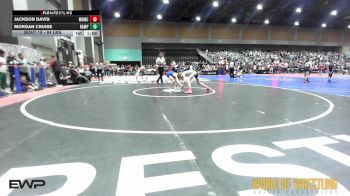 84 lbs Round Of 32 - Jackson Davis, McKenzie River Mat Club vs Morgan Cruise, Rampage Wrestling Club- Roclin, CA